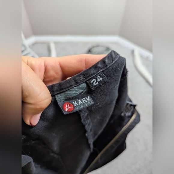 Halter neck jumpsuit, Y2K denim zip up front flared leg, karv heartbreak - Picture 8 of 9